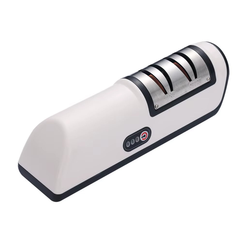 SharpPro™ USB Rechargeable Electric Knife Sharpener – Fast & Adjustable Sharpener for Knives, Scissors, and Grinders