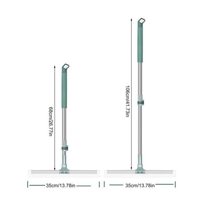 FlexSweep™ Silicone Scraper Broom – Deep Clean Made Effortless