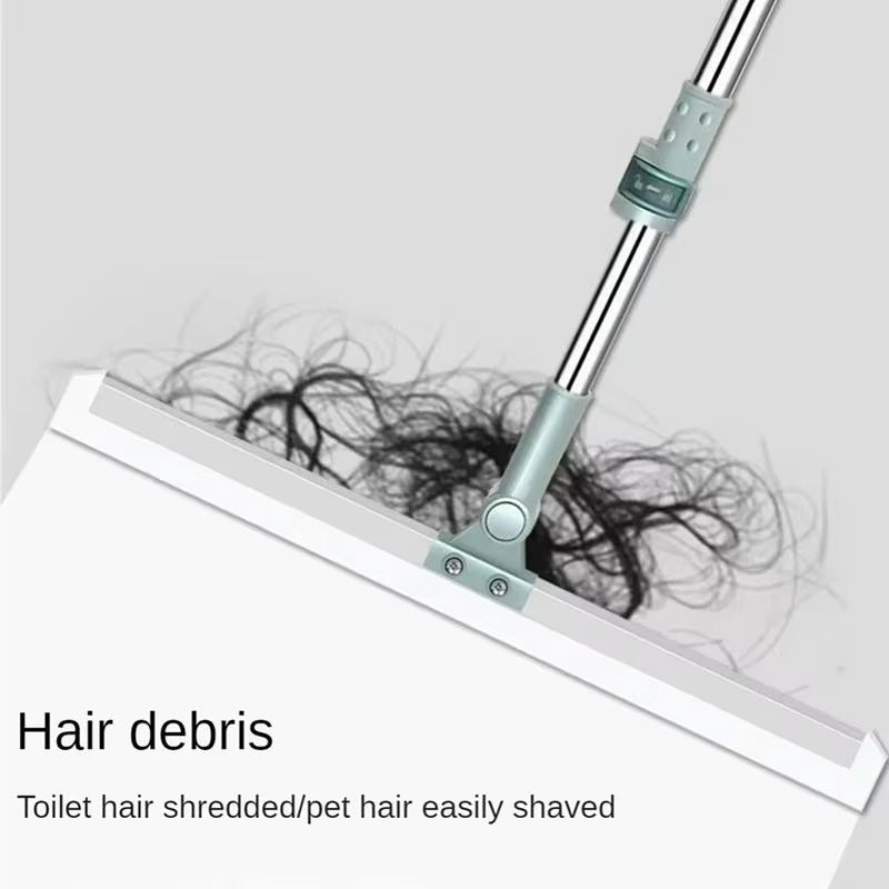 FlexSweep™ Silicone Scraper Broom – Deep Clean Made Effortless